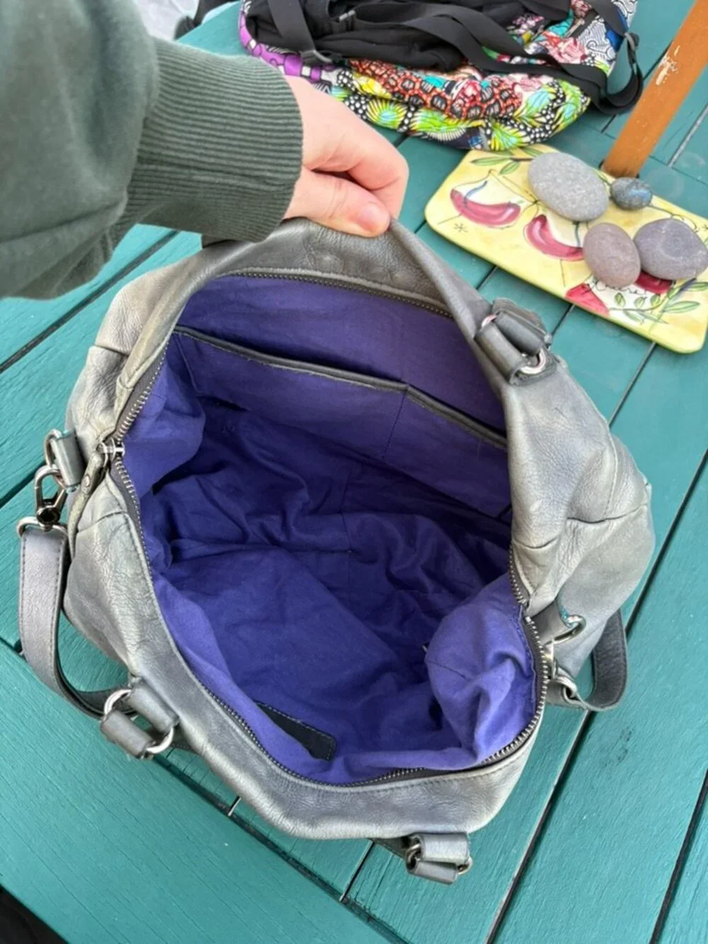 Nat & Nin Leather Hobo City Bag
